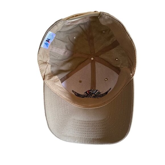 Indianapolis 500 Embroidered Logo Khaki Hat Cap Adjustable - Picture 4 of 5